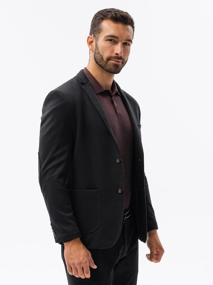 Vyriškas juodas elegantiškas švarkas
