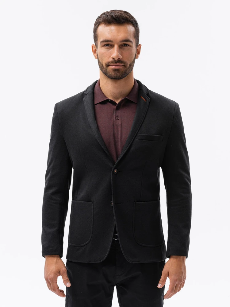 Vyriškas juodas elegantiškas švarkas