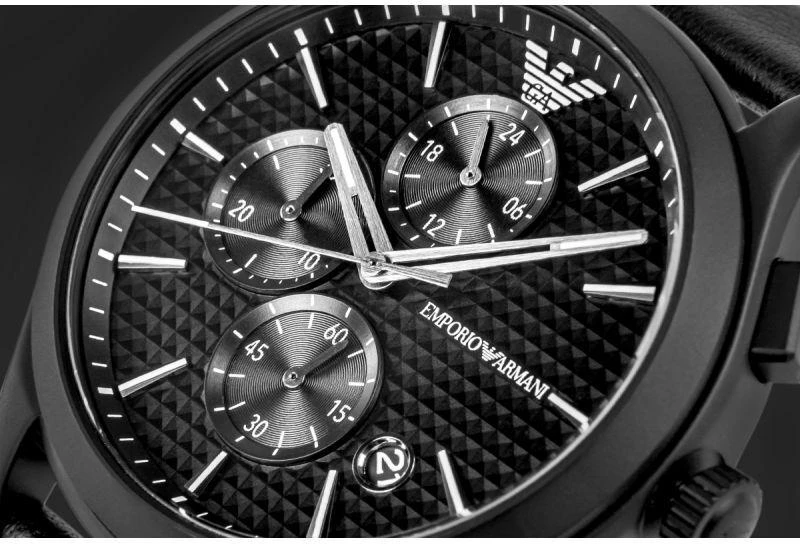 Vyriškas laikrodis + Apyrankė EMPORIO ARMANI Paolo AR80070SET + Dėžutė