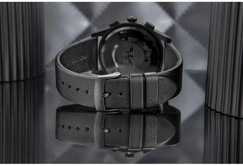 Vyriškas laikrodis + Apyrankė EMPORIO ARMANI Paolo AR80070SET + Dėžutė