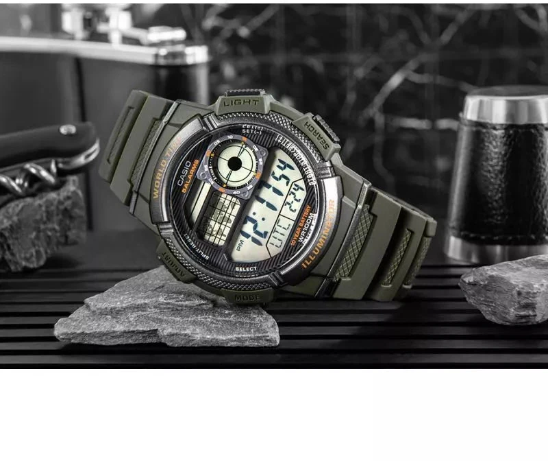 Vyriškas laikrodis CASIO AE-1000W-3AVDF + Dėžutė