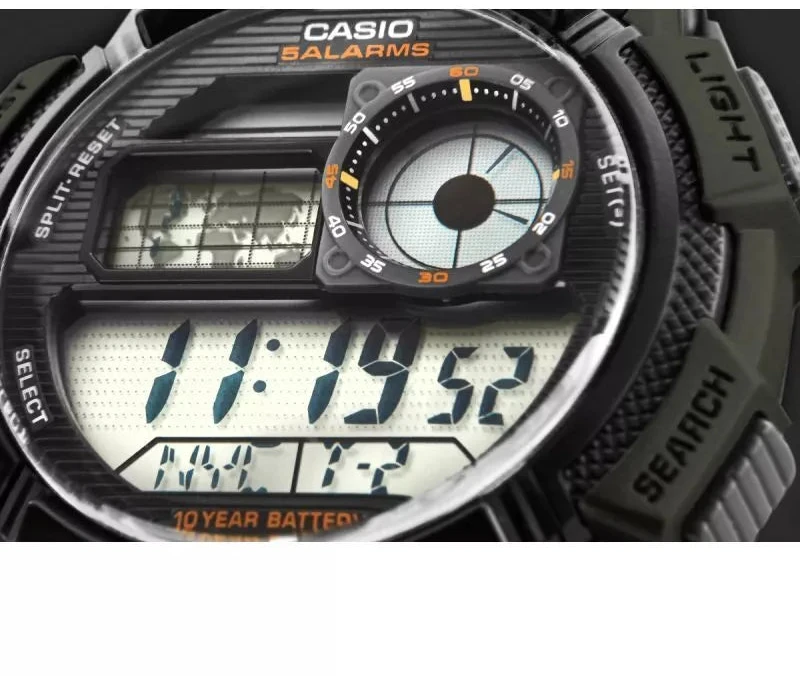 Vyriškas laikrodis CASIO AE-1000W-3AVDF + Dėžutė