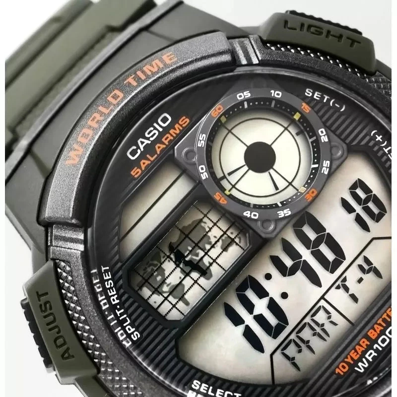 Vyriškas laikrodis CASIO AE-1000W-3AVDF + Dėžutė