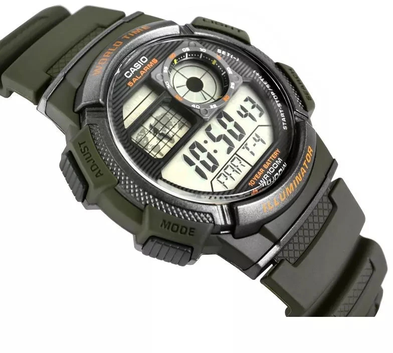 Vyriškas laikrodis CASIO AE-1000W-3AVDF + Dėžutė