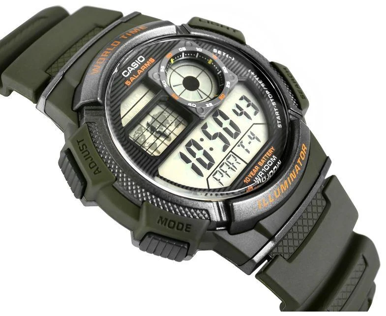 Vyriškas laikrodis CASIO AE-1000W-3AVDF + Dėžutė