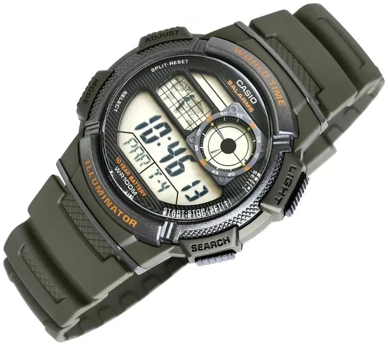 Vyriškas laikrodis CASIO AE-1000W-3AVDF + Dėžutė