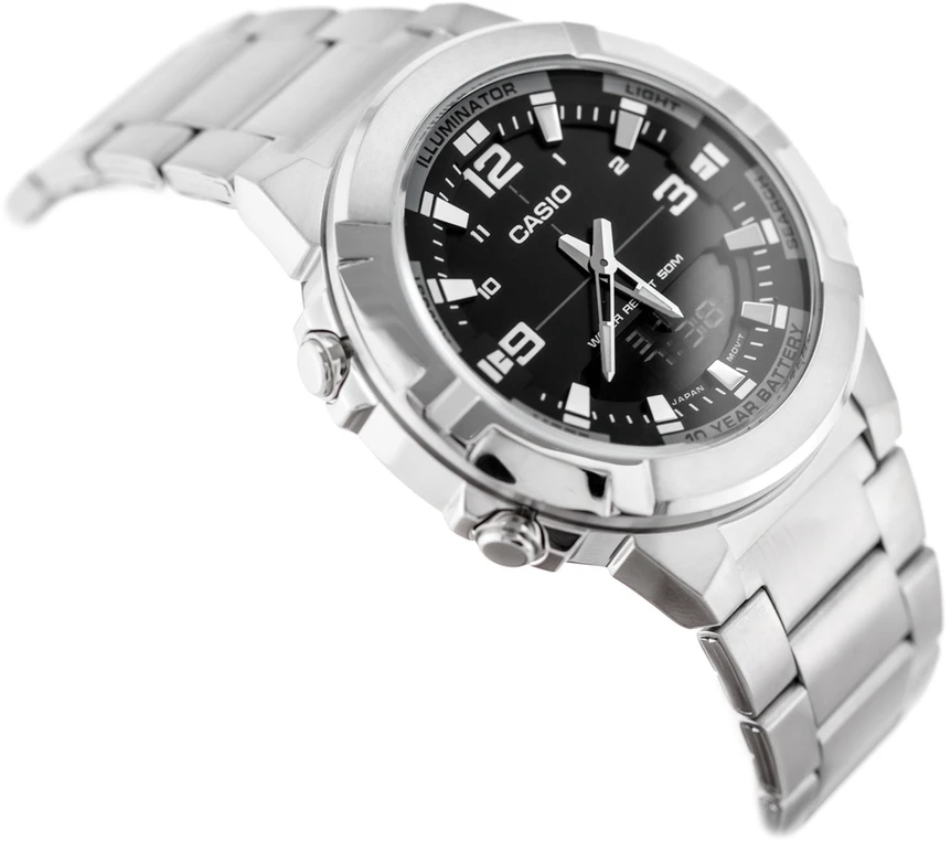 Vyriškas laikrodis CASIO AMW-870D-1AVDF + BOX