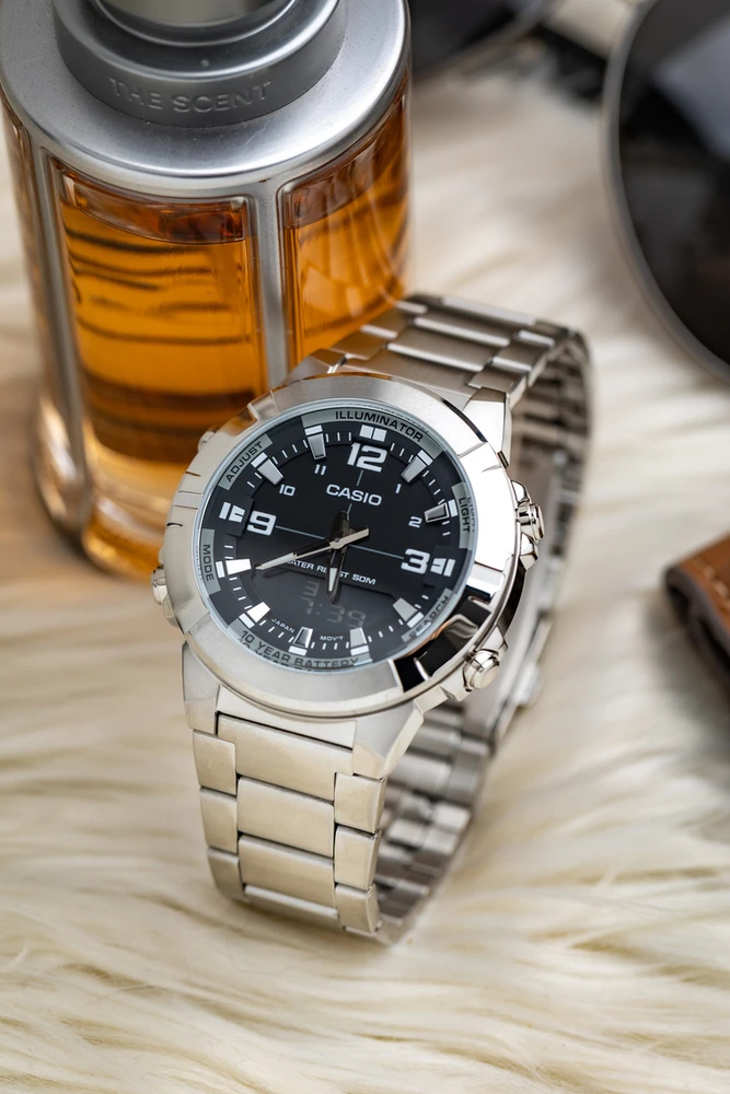 Vyriškas laikrodis CASIO AMW-870D-1AVDF + BOX