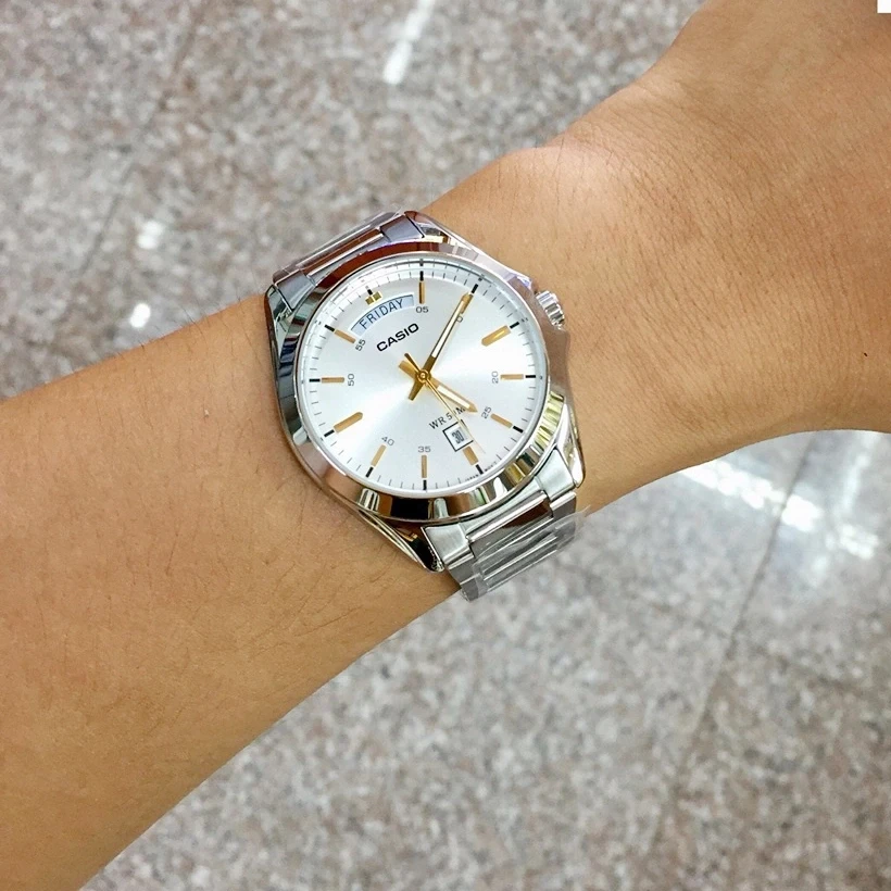 Vyriškas laikrodis CASIO MTP-1370D-7A2V (zd025d) + BOX