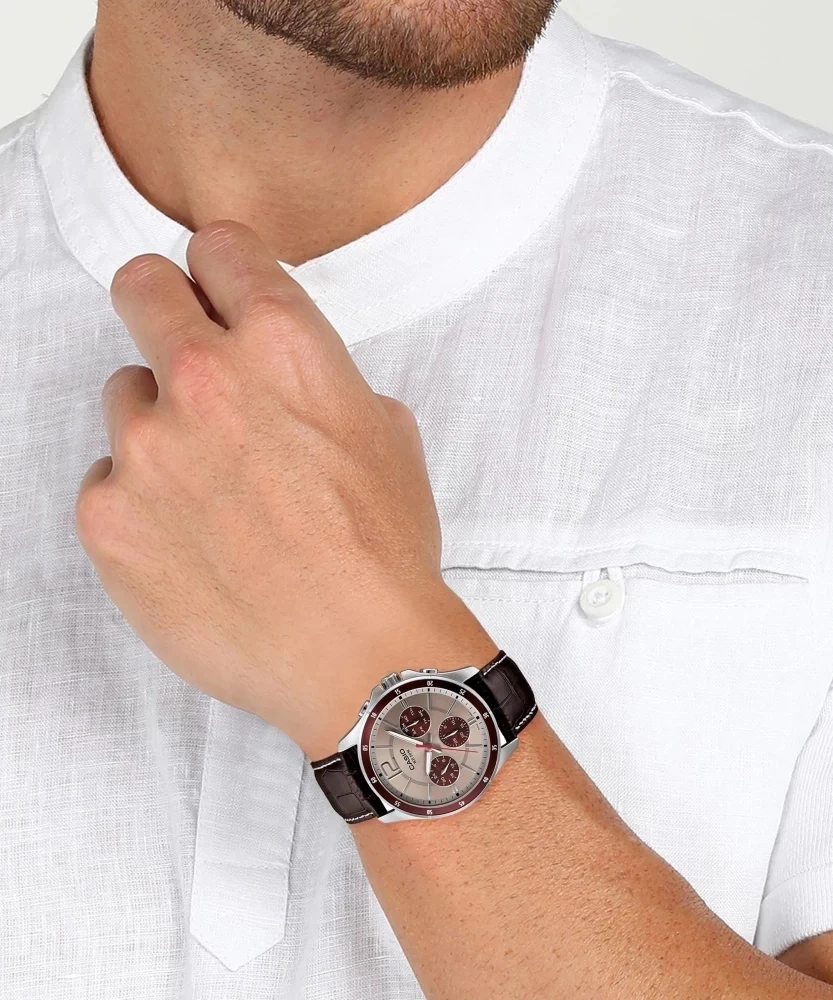 CASIO VYRIŠKAS LAIKRODIS MTP-1374L-7A1V (zd064c) + DĖŽUTĖ