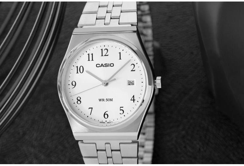 Laikrodis CASIO MEN'S WATCH MTP-V004D-1B (zd047d) + BOX