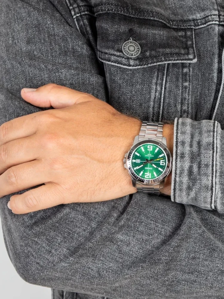 Vyriškas laikrodis CASIO MTP-VD01D-3B + BOX