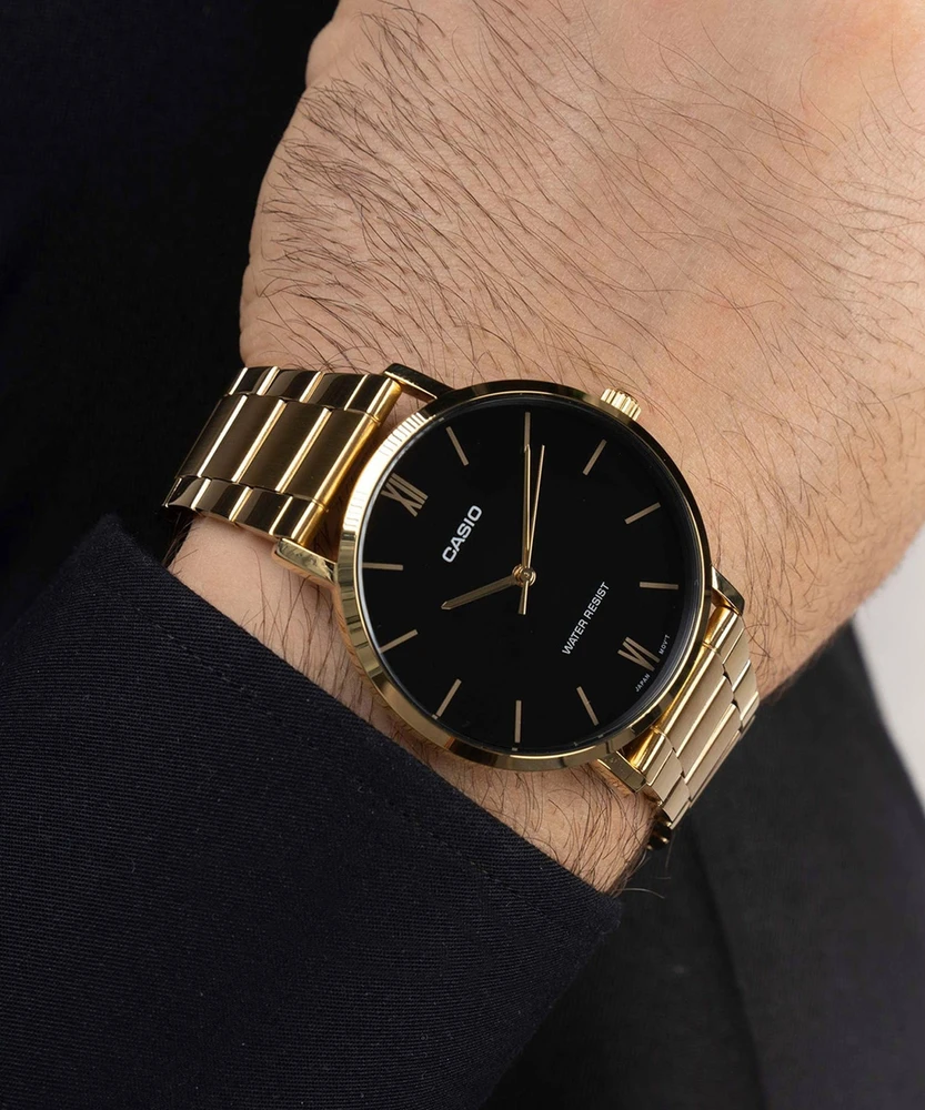 Vyriškas laikrodis Casio MTP-VT01G-1B + BOX