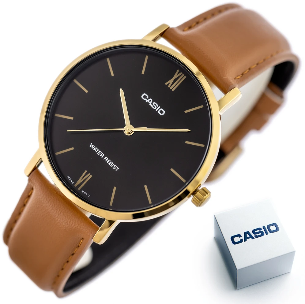 Vyriškas laikrodis CASIO MTP-VT01GL-5B + BOX (zd165j)