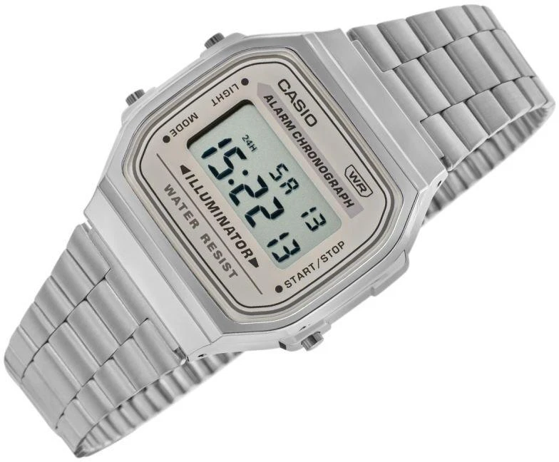 CASIO Retro Vintage UNISEX WATCH A168WA-8A + BOX