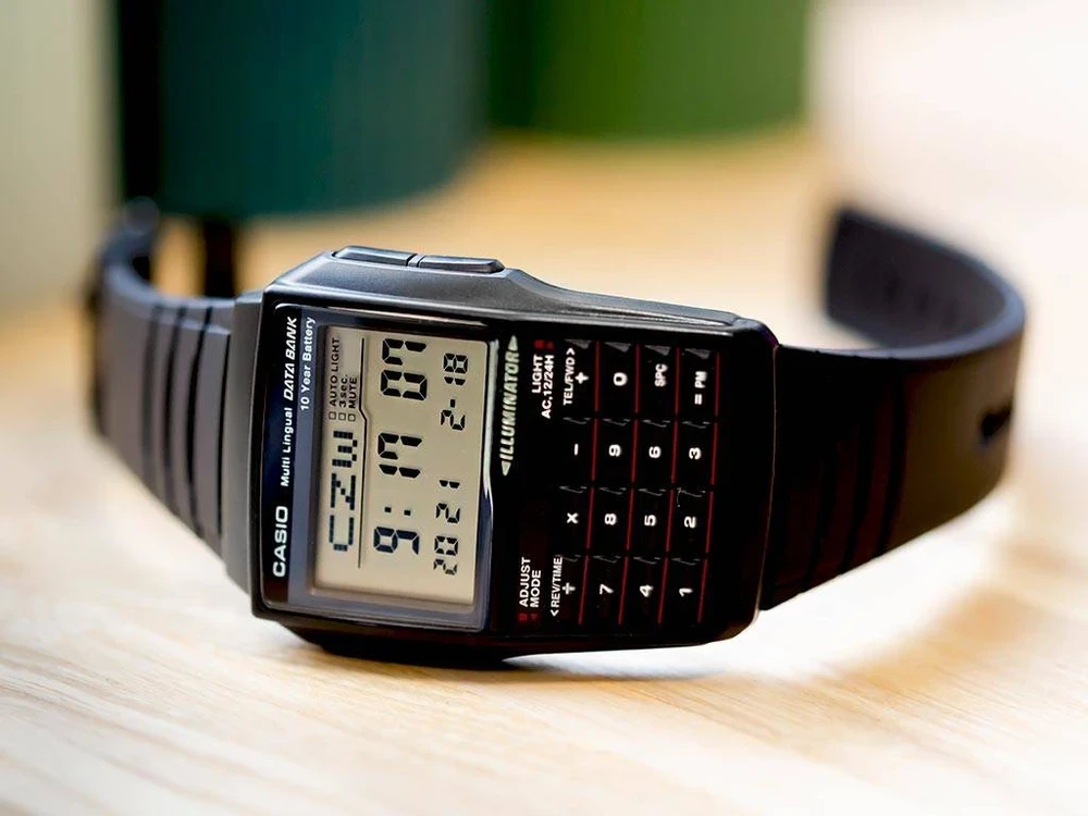 Vyriškas laikrodis CASIO VINTAGE DATABANK DBC-32-1A + BOX