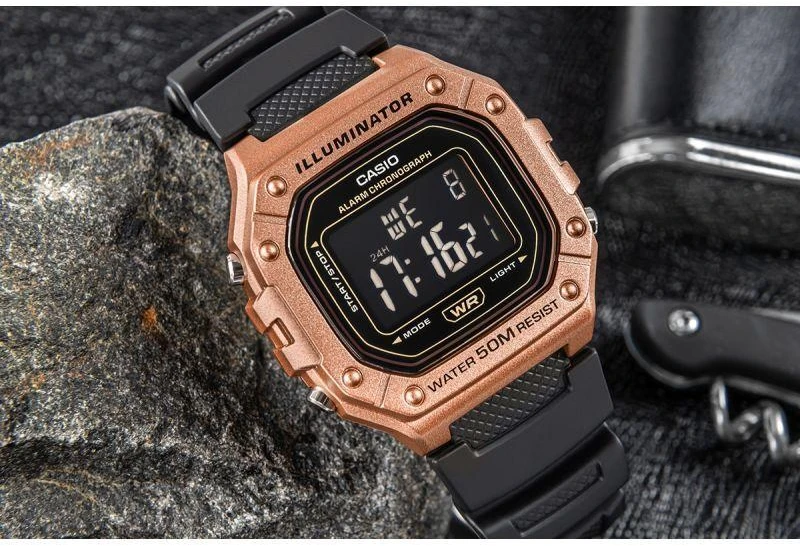 Vyriškas laikrodis CASIO W-218HM-5BVDF + dėžutė