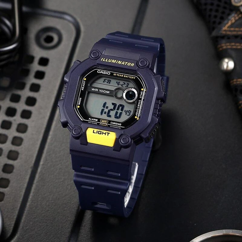 Vyriškas laikrodis CASIO W-737H-2A + BOX