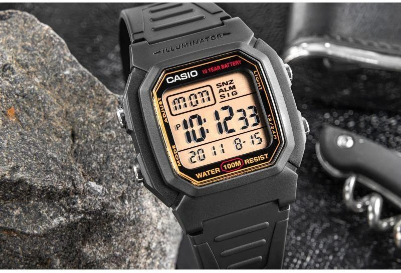 Casio W-800HG-9AVDF vyriškas laikrodis