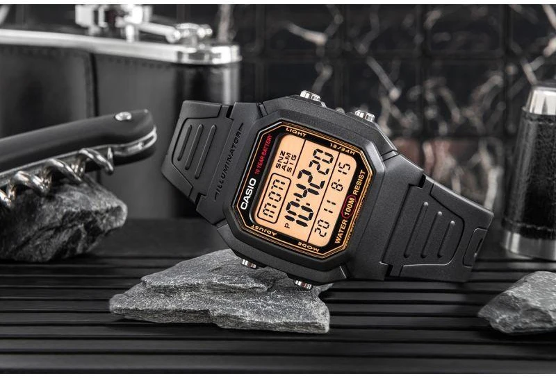 Casio W-800HG-9AVDF vyriškas laikrodis