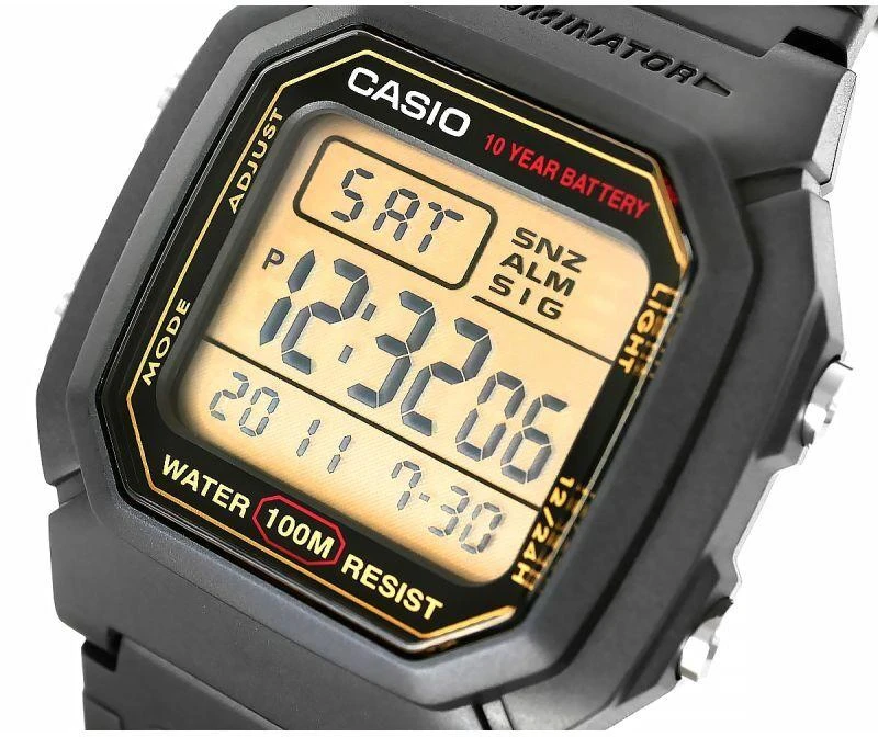 Casio W-800HG-9AVDF vyriškas laikrodis