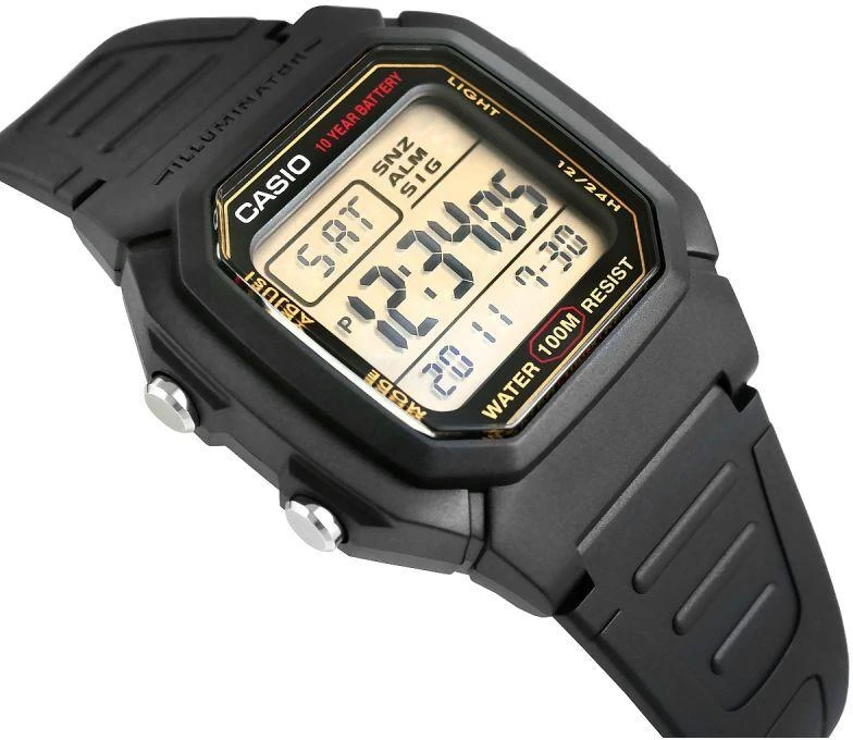 Casio W-800HG-9AVDF vyriškas laikrodis
