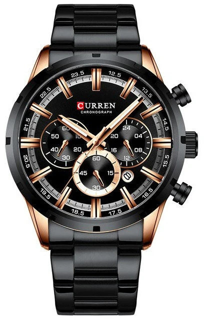 Laikrodis VYRIŠKŲ LAIKRODŽIŲ CURREN 8355 CHRONOGRAPH (zc028d) + BOX