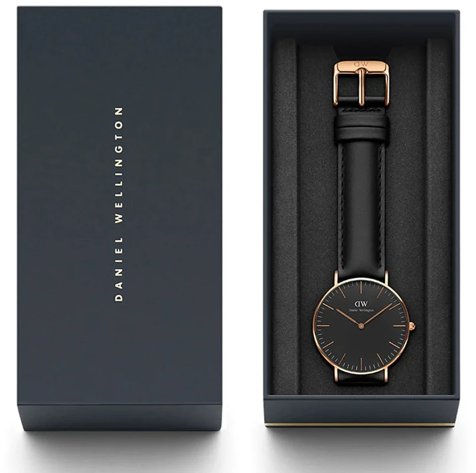 Vyriškas laikrodis DANIEL WELLINGTON Classic Juodas Sheffield DW00100127 (zw002a)