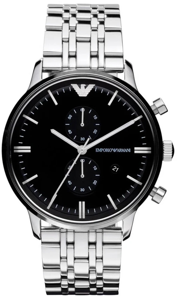 Vyriškas laikrodis EMPORIO ARMANI AR0389 - CLASSIC CHRONOGRAPH (zi066a)
