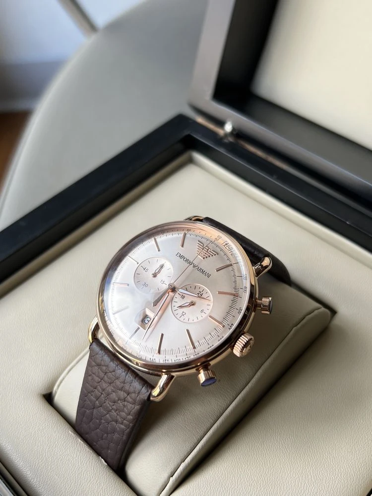 Vyriškas laikrodis EMPORIO ARMANI AR11106 - AVIATOR (zi019c)