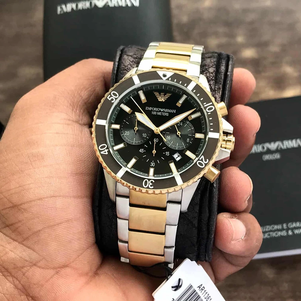 Laikrodis EMPORIO ARMANI AR11361 DIVER MEN'S WATCH (zi035c)