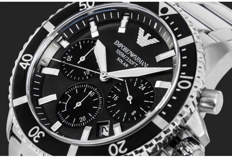 Vyriškas laikrodis EMPORIO ARMANI World Explorer AR11739 + DĖŽUTĖ