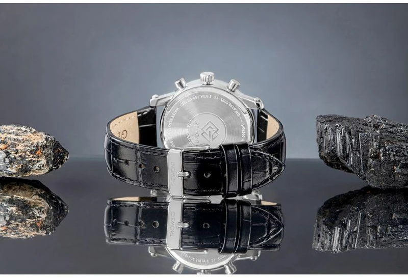 Vyriškas laikrodis Giewont Chronograph Safyro Sidabrinis Juodas GW6260-A2