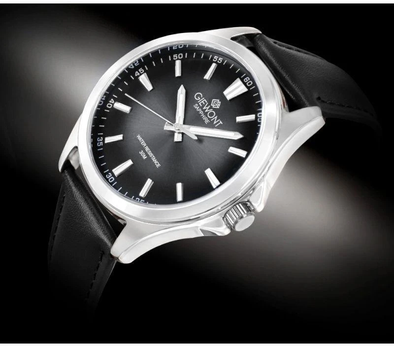 Vyriškas laikrodis Giewont Elegance Sapphire Juodas GW5160-A2