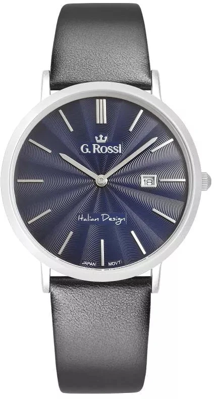 Laikrodis vyrams G. ROSSI - 10853A - SLIM (zg184b) + dėžutė