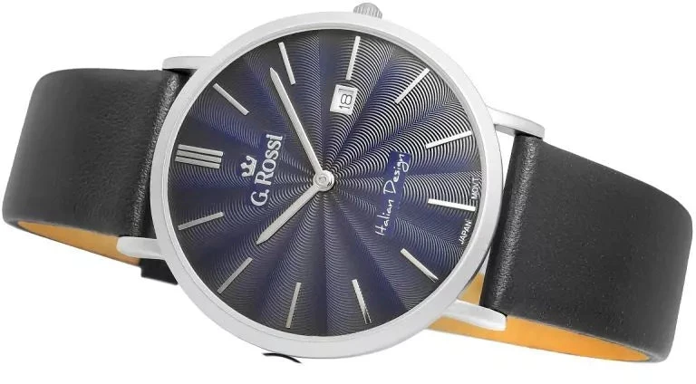 Laikrodis vyrams G. ROSSI - 10853A - SLIM (zg184b) + dėžutė
