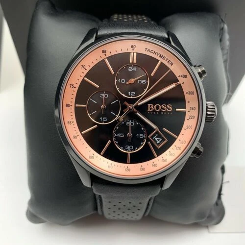 HUGO BOSS vyriškas laikrodis 1513550 Grand Prix Chronograph (zh003e)