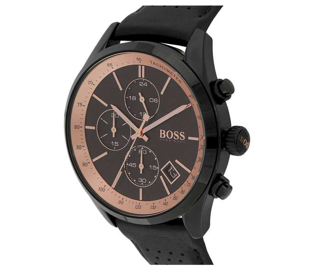 HUGO BOSS vyriškas laikrodis 1513550 Grand Prix Chronograph (zh003e)