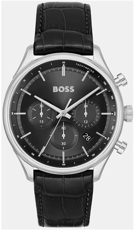 Rankinis laikrodis HUGO BOSS 1514049 (vyrams), pilka, dydis 45 mm
