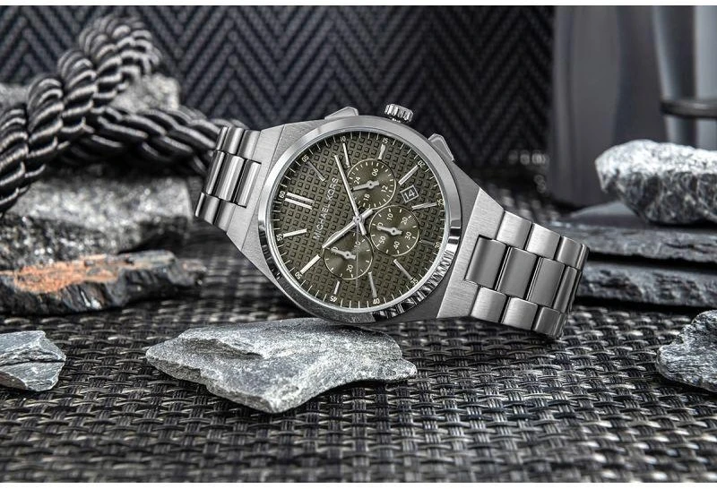 Vyriškas laikrodis Lennox MK9118 + Dėžutė MICHAEL KORS
