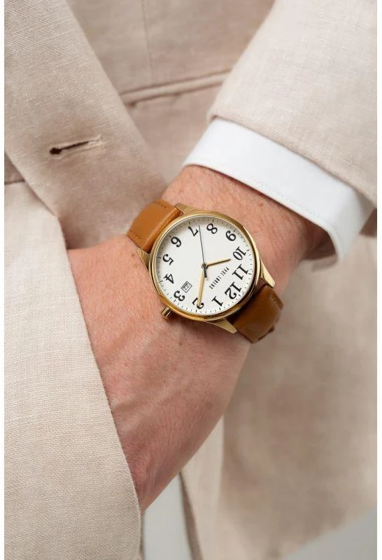PAUL LORENS MALE WATCH - PL20016A-4B2 (zg380d) + BOX