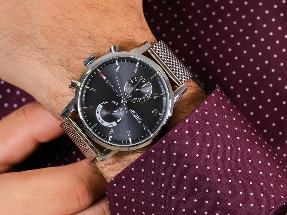 Vyriškas laikrodis TOMMY HILFIGER 1710402 KANE (zf077b)