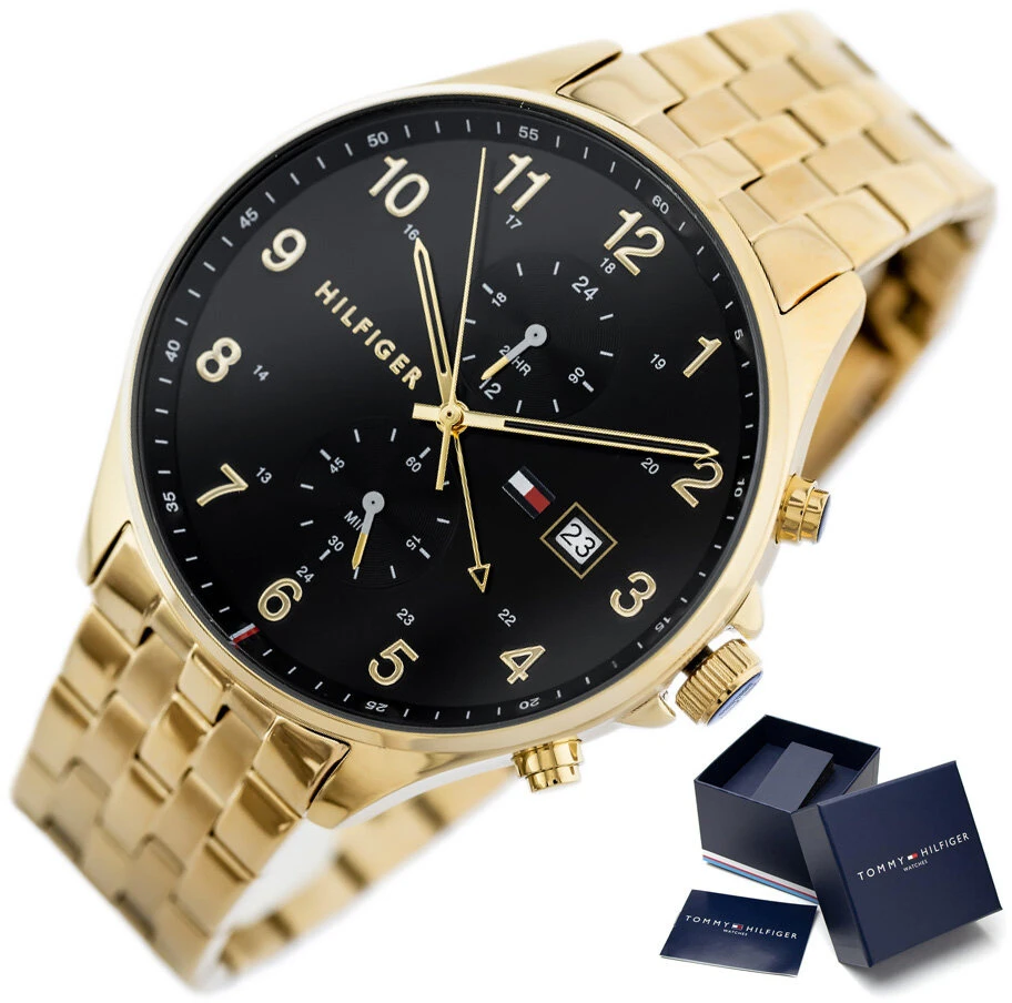 Laikrodis TOMMY HILFIGER MEN'S WATCH 1791708 WEST (zf018b) + BOX