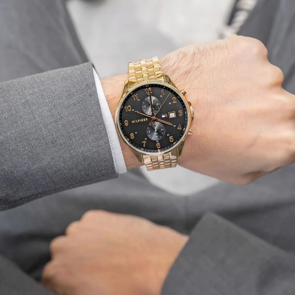 Laikrodis TOMMY HILFIGER MEN'S WATCH 1791708 WEST (zf018b) + BOX