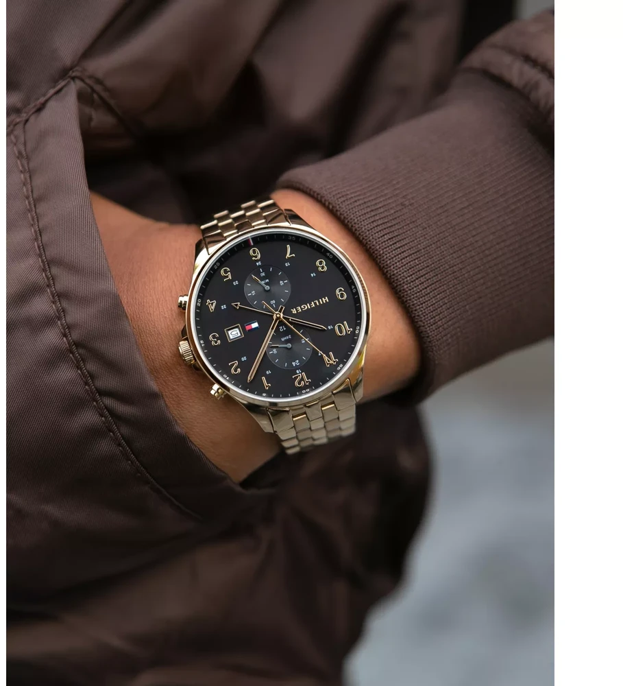 Laikrodis TOMMY HILFIGER MEN'S WATCH 1791708 WEST (zf018b) + BOX