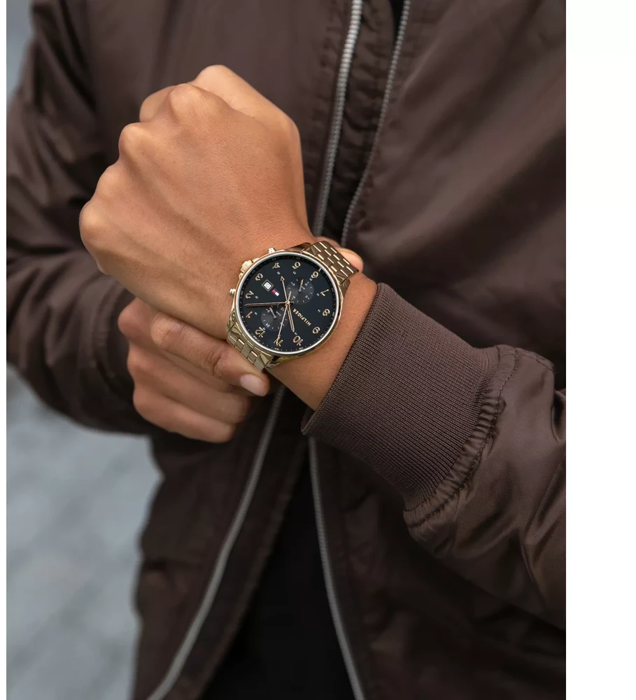 Laikrodis TOMMY HILFIGER MEN'S WATCH 1791708 WEST (zf018b) + BOX