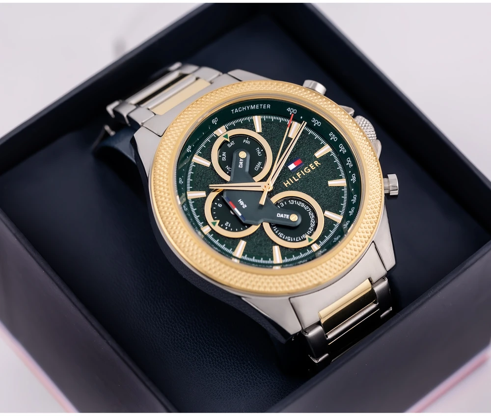 TOMMY HILFIGER Clark vyriškas laikrodis 1792079 (zf105a) + dėžutė