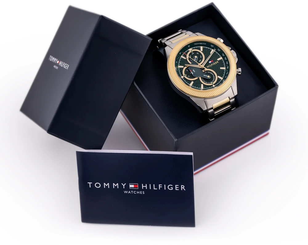 TOMMY HILFIGER Clark vyriškas laikrodis 1792079 (zf105a) + dėžutė