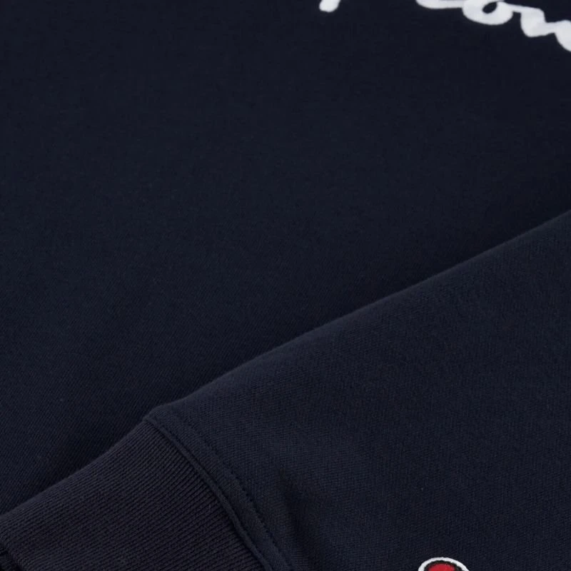 Vyriškas medvilninis džemperis Champion Crewneck, tamsiai mėlynas