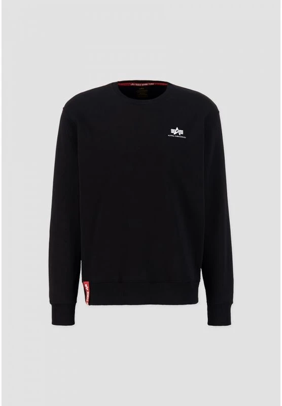 Vyriškas medvilninis džemperis su mažu logotipu Alpha Industries Basic